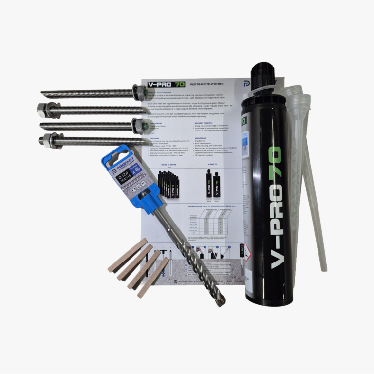 Airco montage set M10 RVS